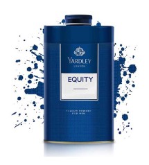 Yardley London Equity Perfumed Talcum Body Powder Masculine All Day Fragrance 250g